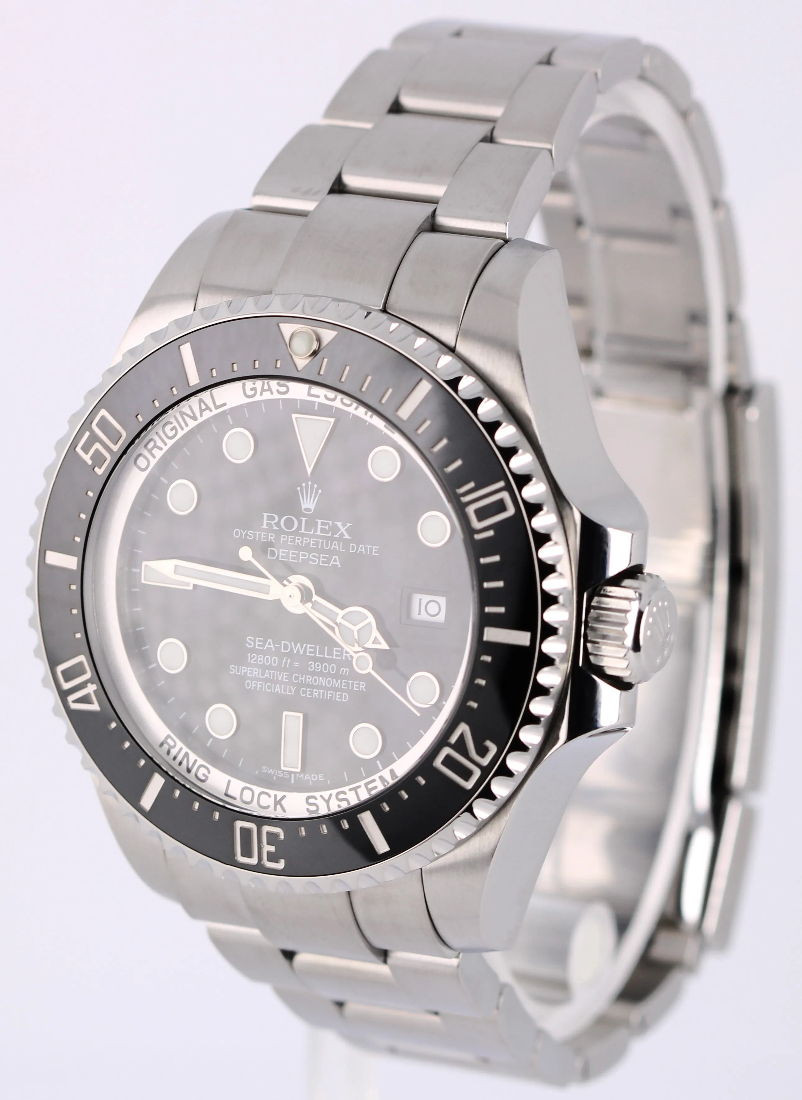 Rolex Sea-Dweller Deepsea PAPERS Steel Black 44mm Ceramic 116660 Watch BOX