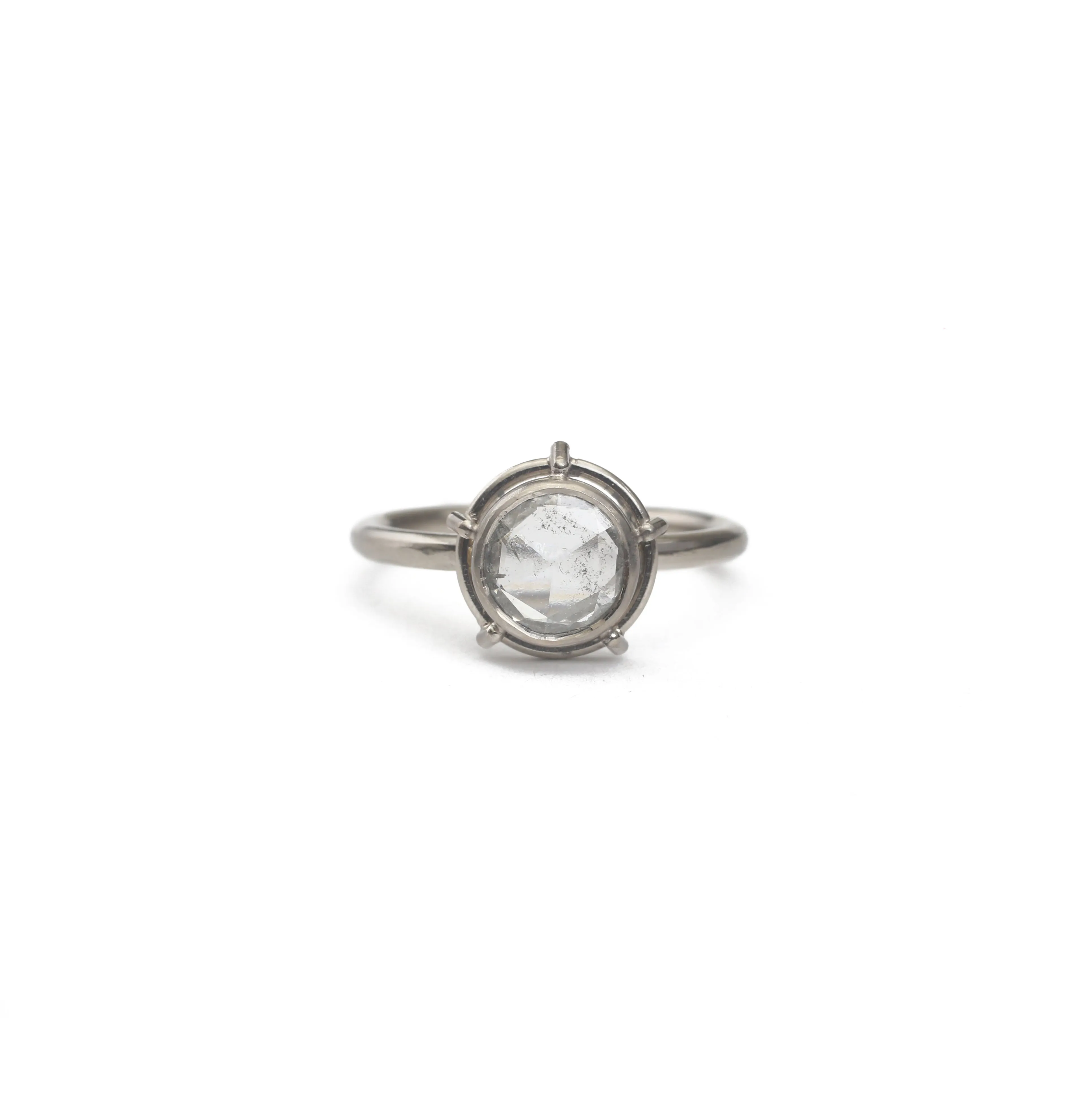 Rose Cut Diamond Solitaire