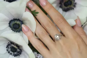 Rose Cut Diamond Solitaire