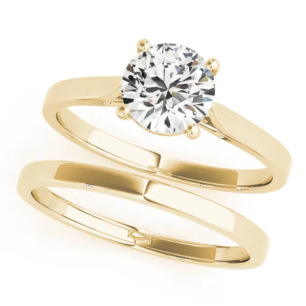 Round Solitaire Engagement Ring - TN51089-E