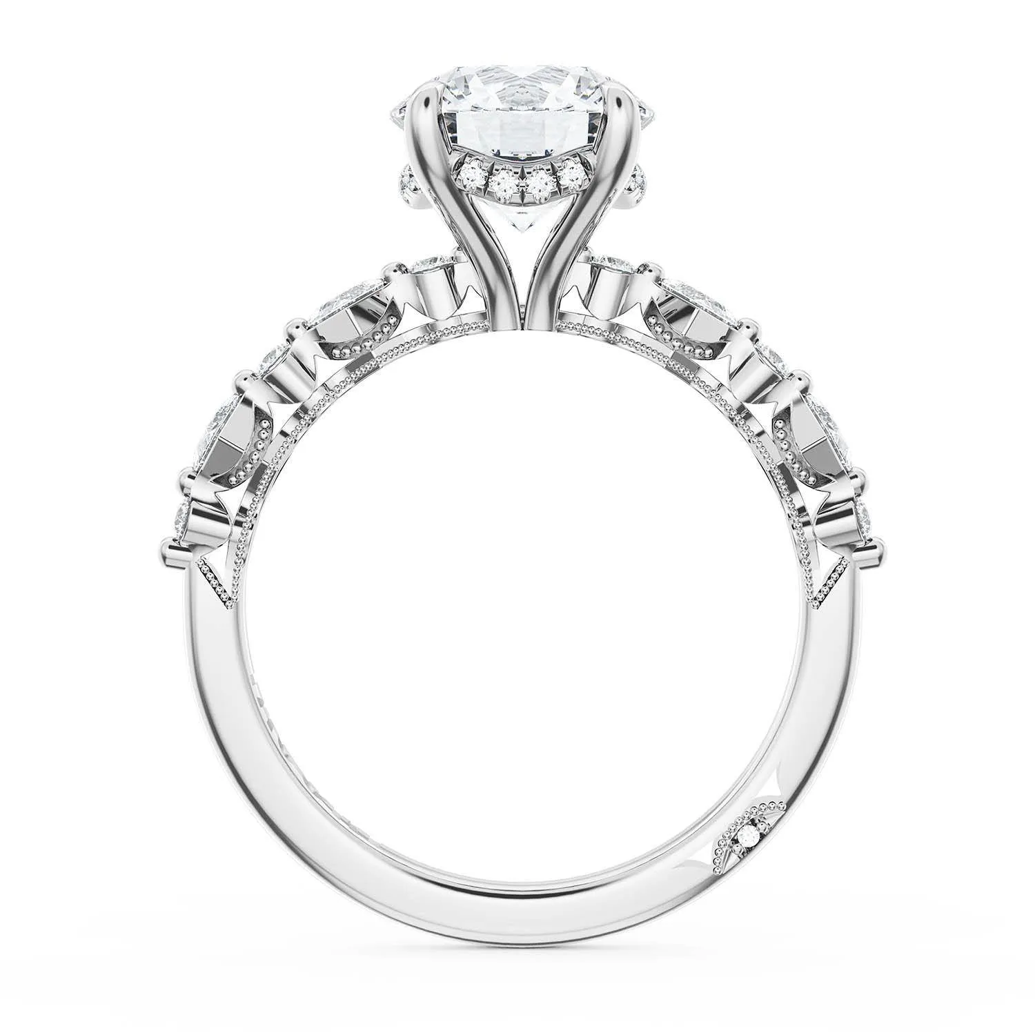 Round Solitaire Engagement Ring