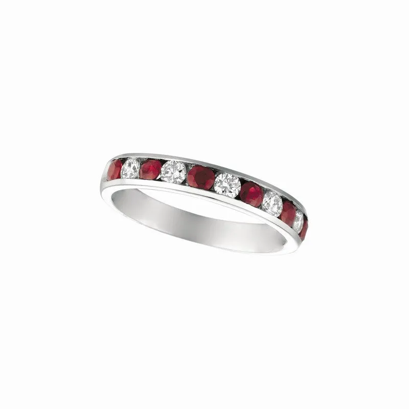 RUBY & DIAMOND RING 14K GOLD (1.09 CTW) 2