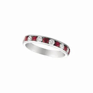 RUBY & DIAMOND RING 14K GOLD (1.09 CTW) 2