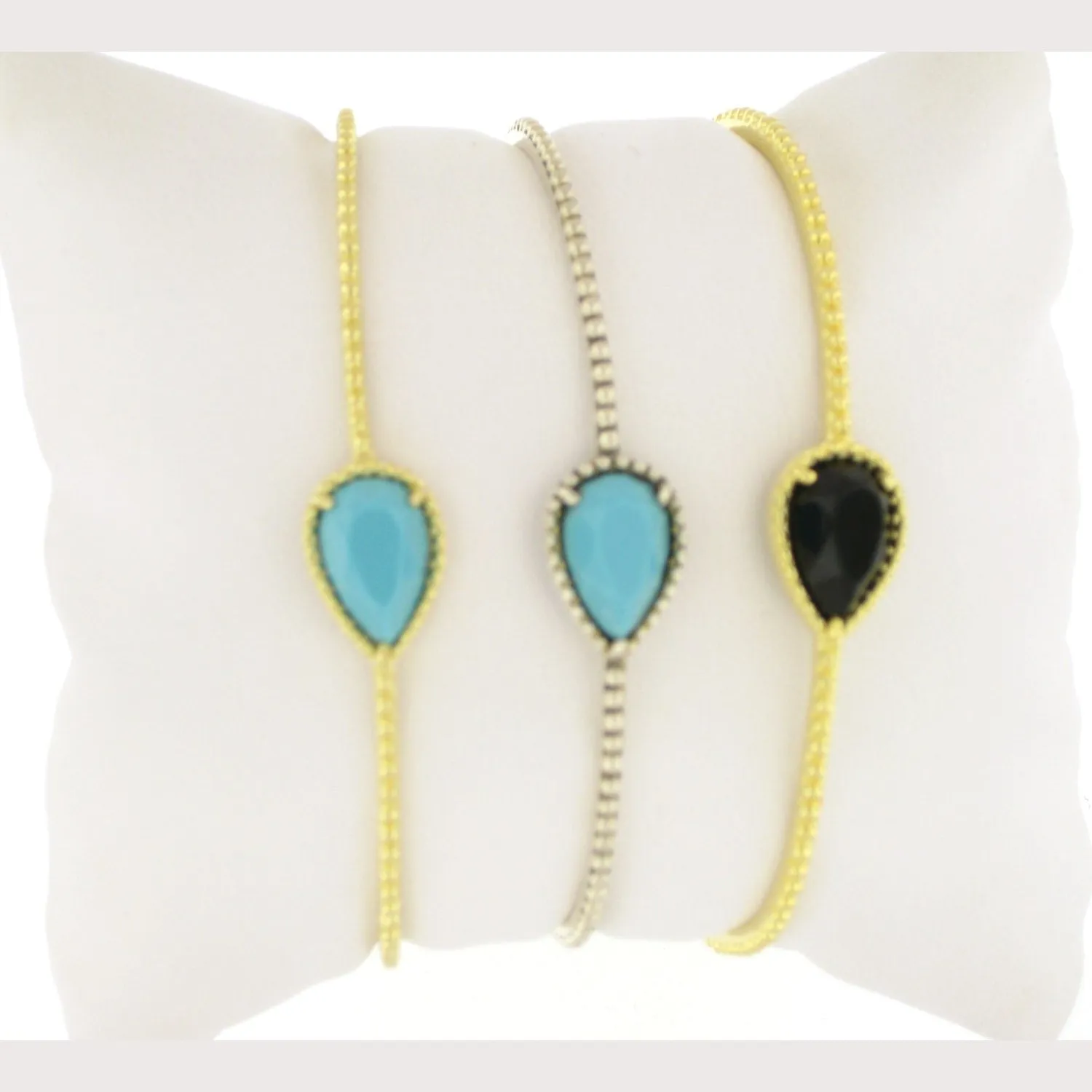 SALE---TearDrop Stone Bangle