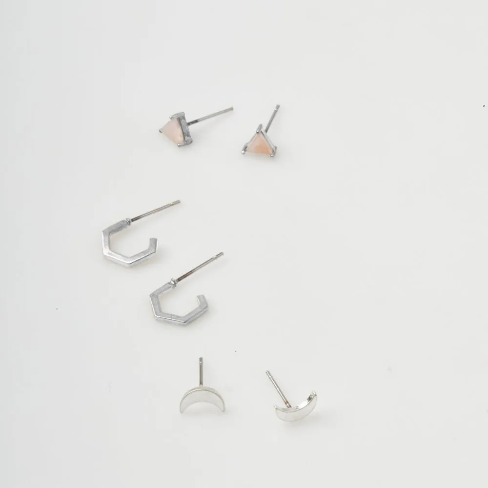Scout Curated Wears Ella Stud Trio