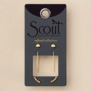Scout Curated Wears Venus Stud Trio