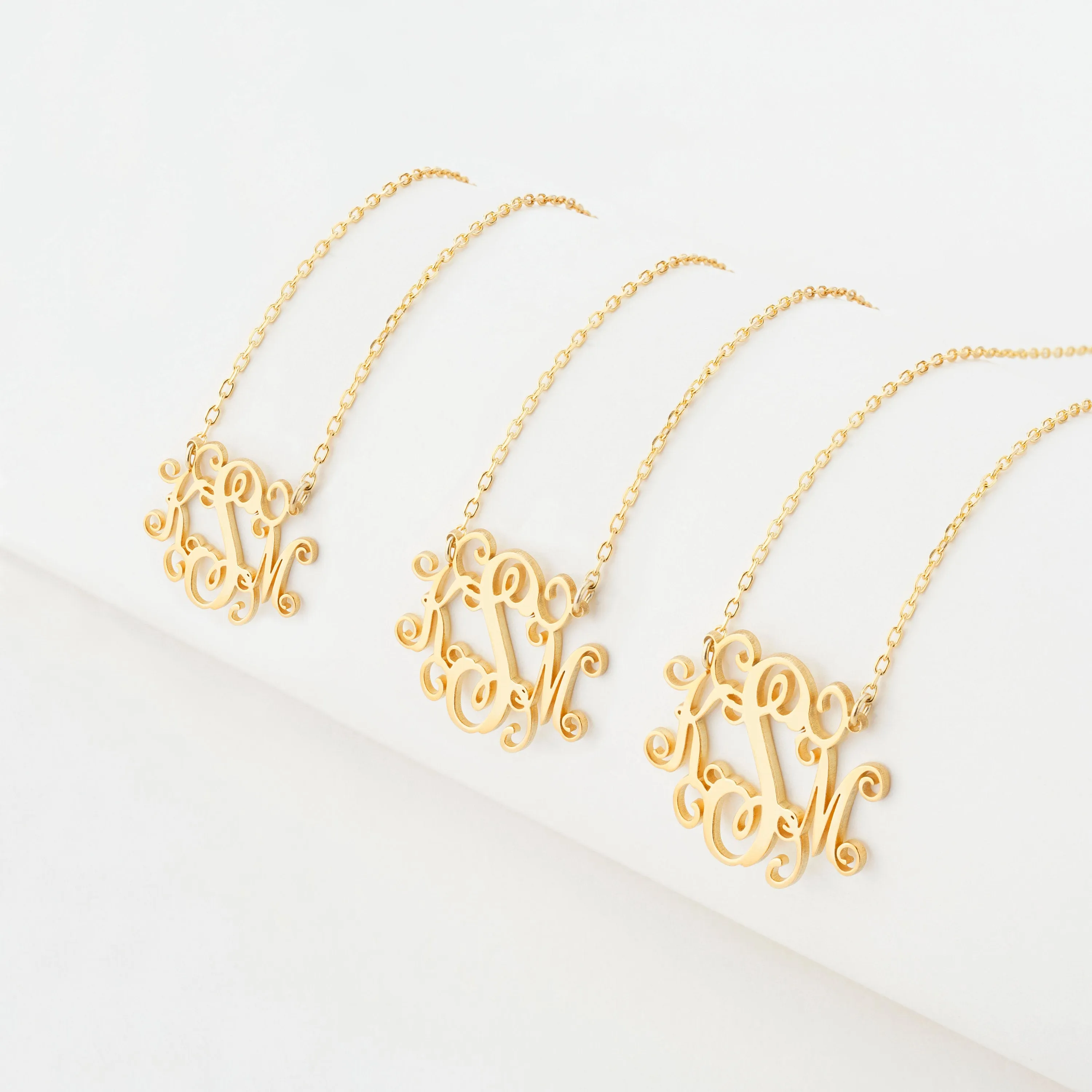 Script Monogram Necklace