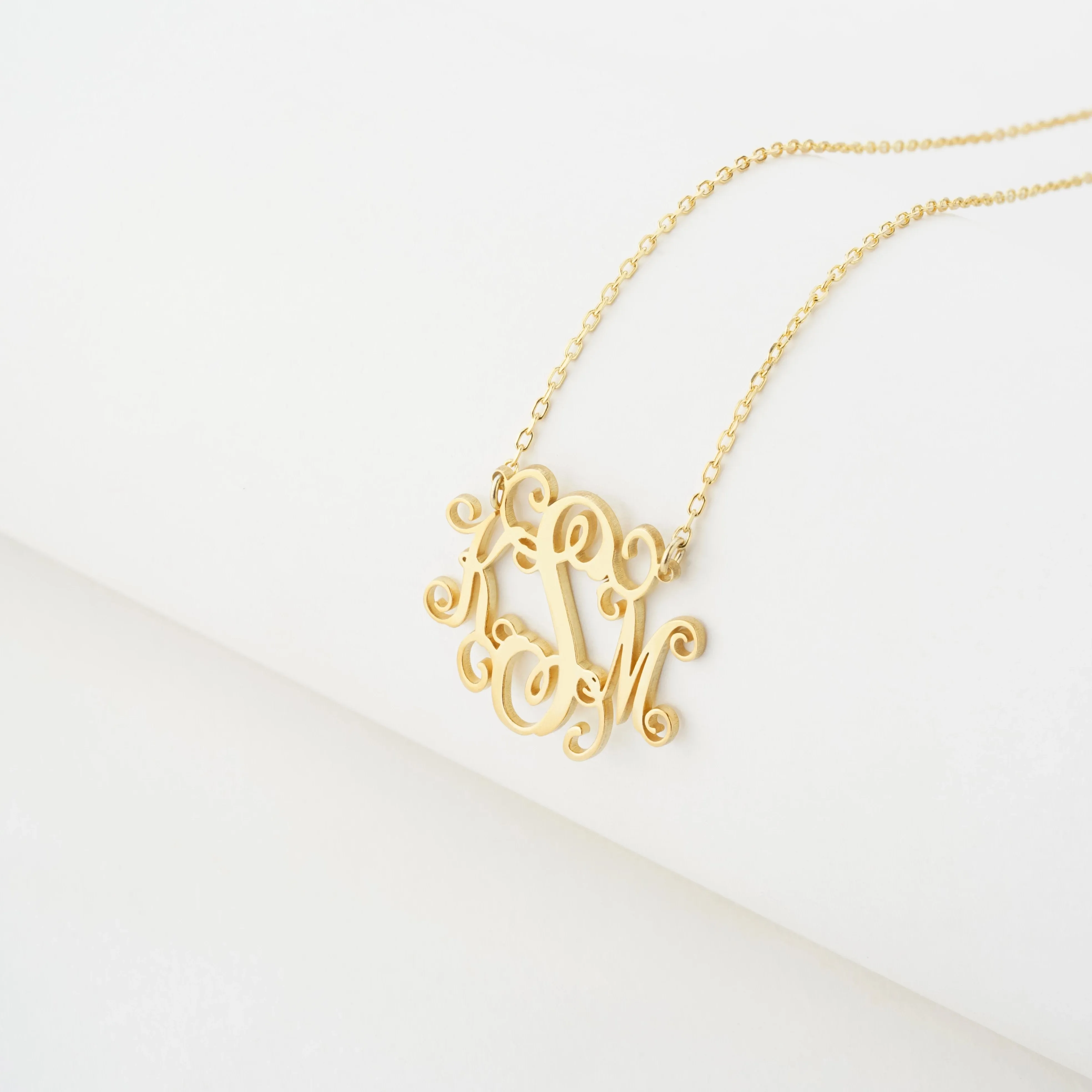 Script Monogram Necklace