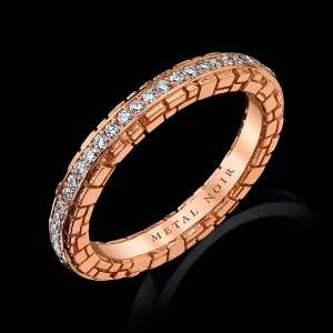 Signature Collection Single Row Thin Diamond Ring
