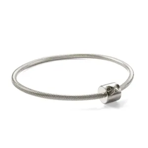 Signature N Bangle Silver 7.5 inch/19.1 cm