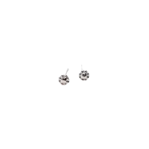 Silver Flower Studs