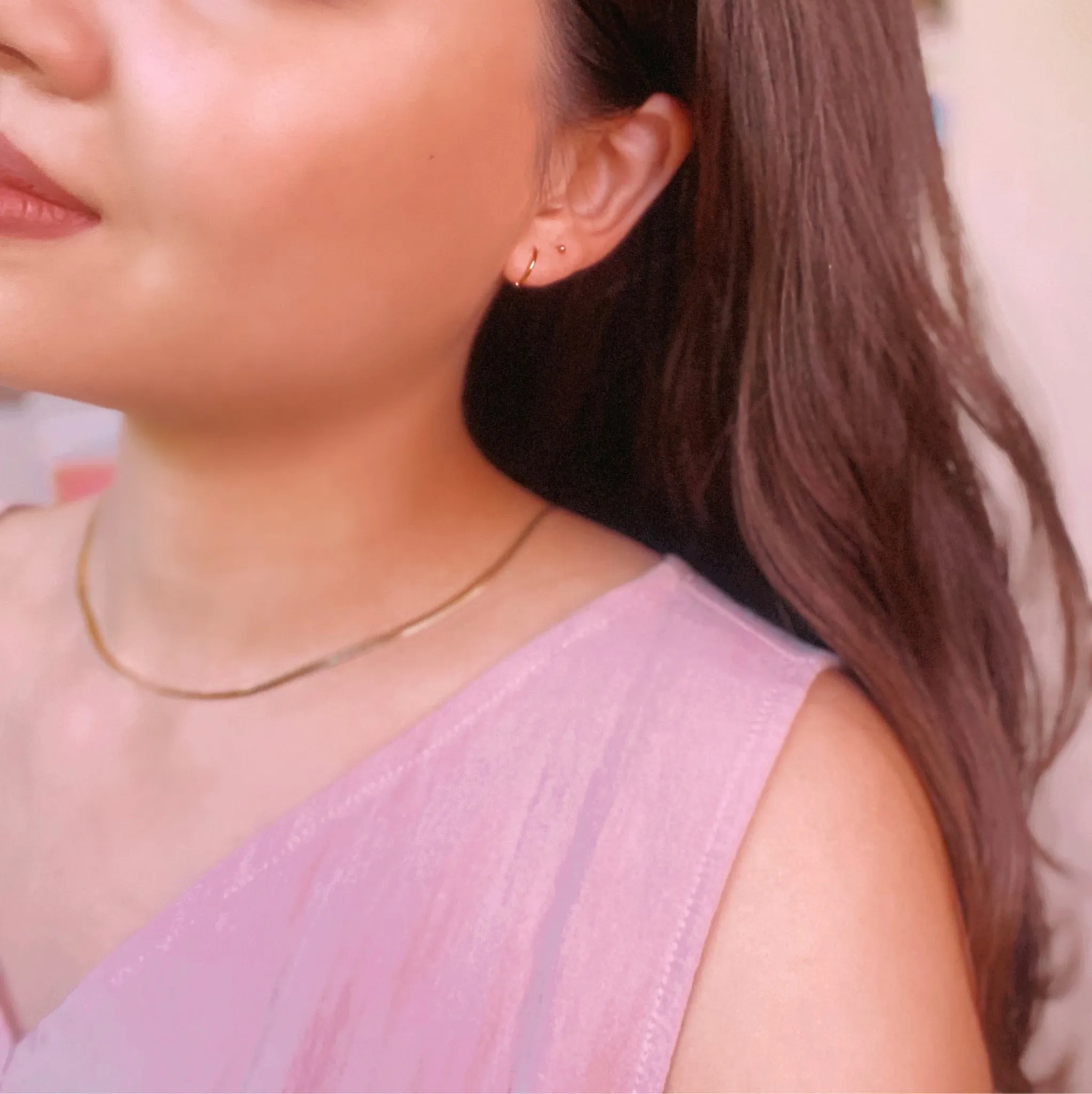 Snake Chain Gold Filled Necklace in 18"