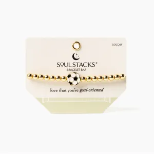 Soccer Stack Bracelet