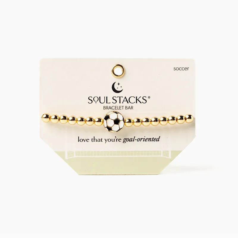 Soccer Stack Bracelet