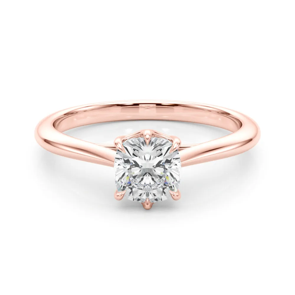 Solitaire 5.25X5.25 Cushion - TN85332.5.25