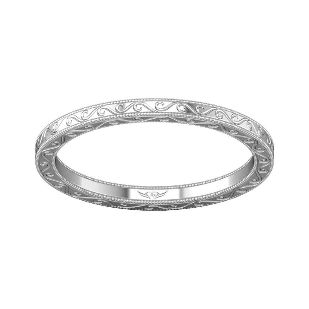 Solitaire Wedding Band