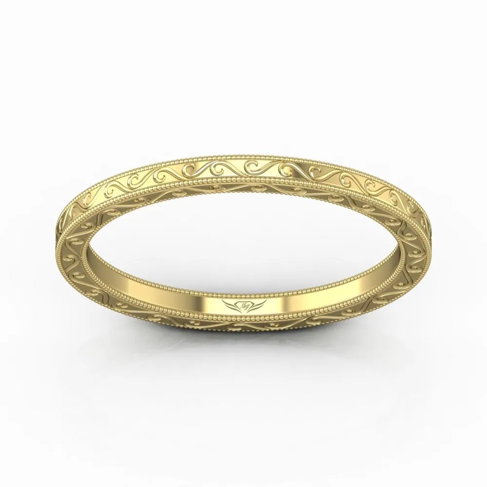 Solitaire Wedding Band