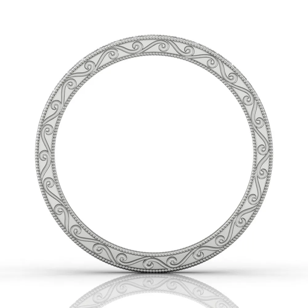Solitaire Wedding Band