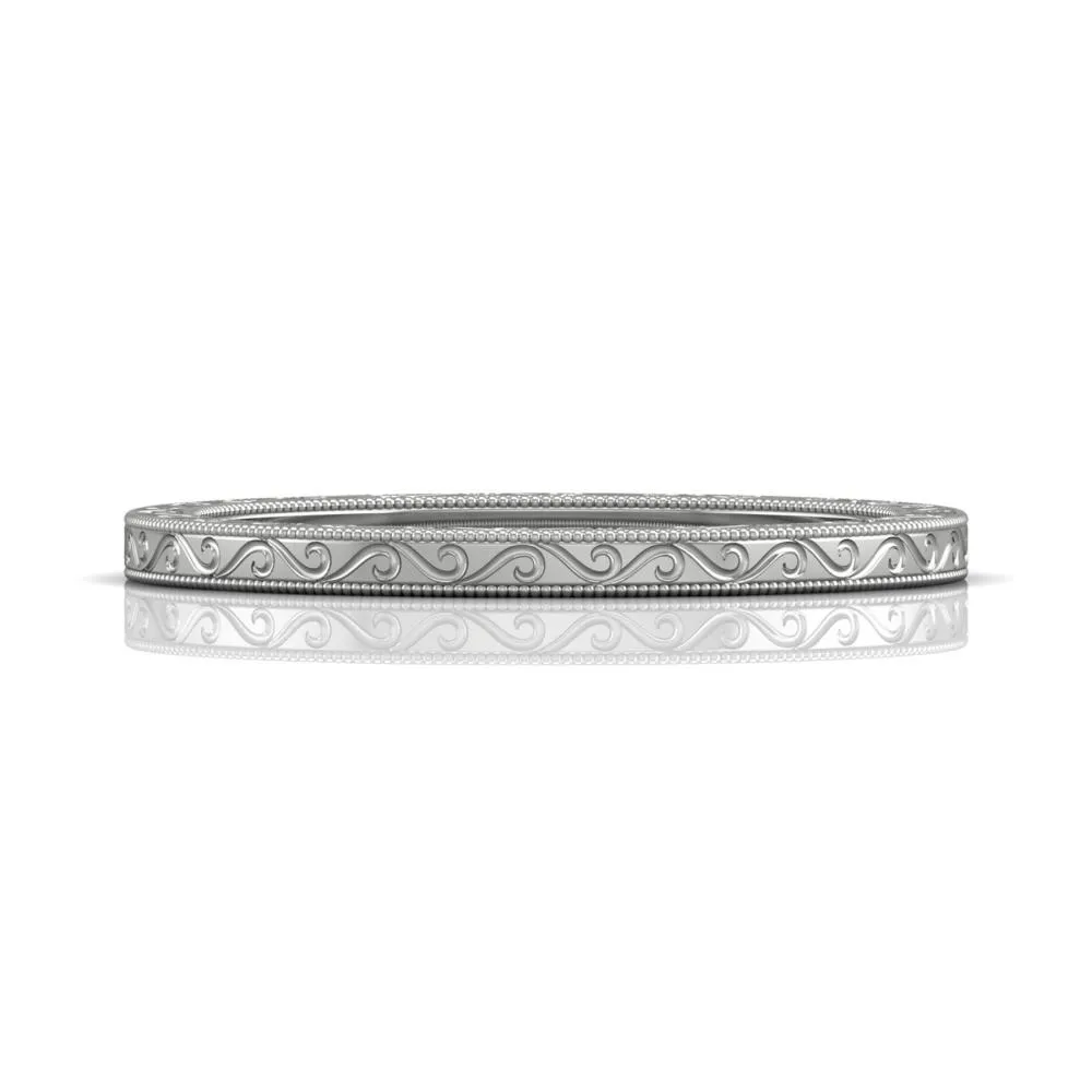 Solitaire Wedding Band