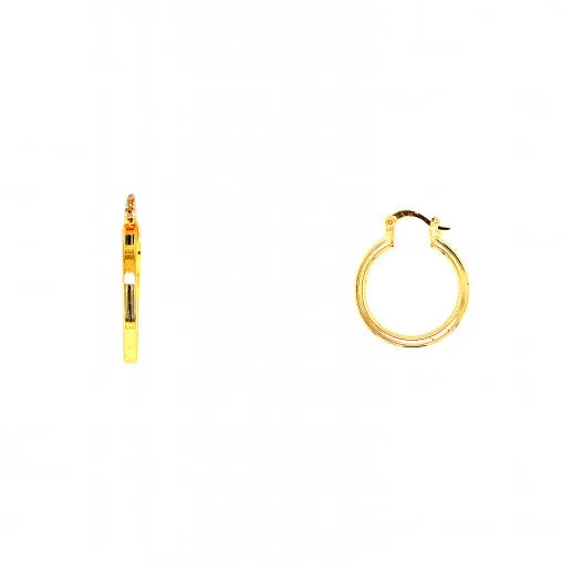 Square Edged Hoops