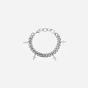 Stainless Steel Cross Cuban Link Bracelet