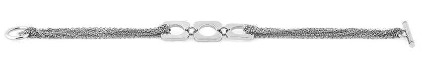 Stainless Steel Squircle Link Chain Bracelet