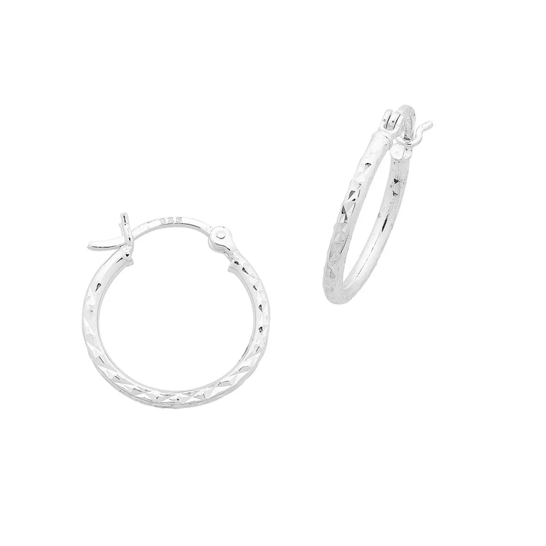 Sterling Silver 20mm Hoop Earrings