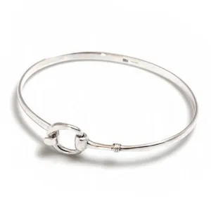 Sterling Silver Snaffle Clip Bracelet