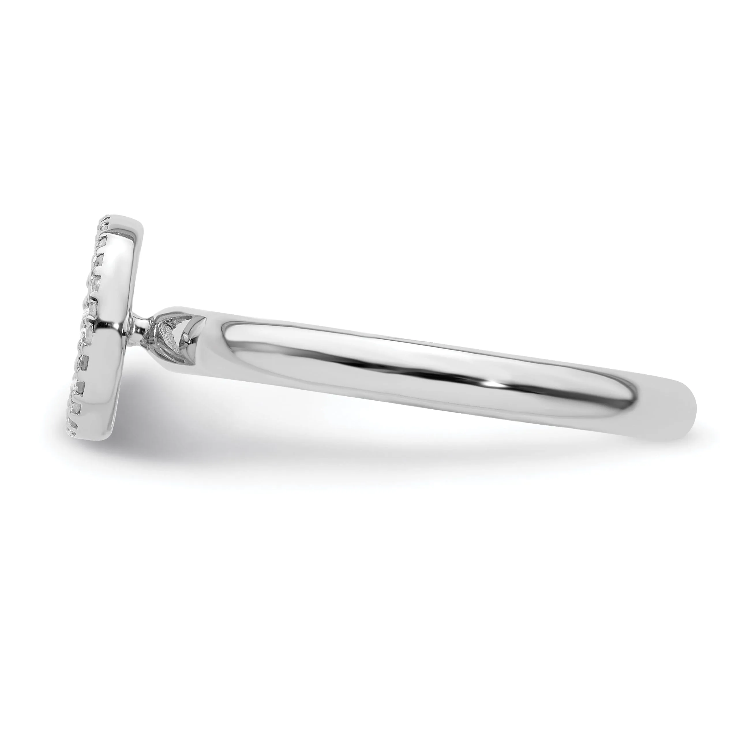 Sterling Silver Stackable Expressions Diamond Ring