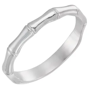 Sterling Silver Stackable Fashion Ring, Size 7