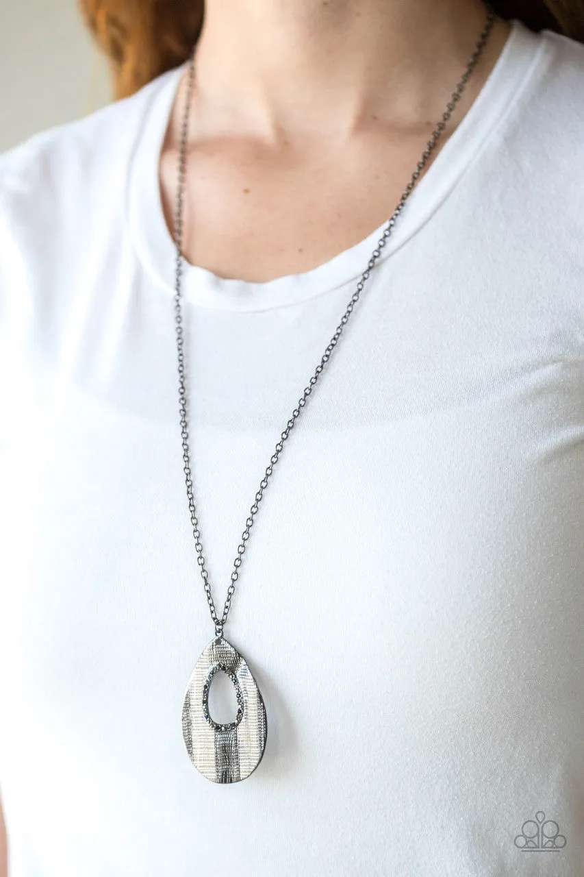 Stop, TEARDROP, and Roll Multi Paparazzi Necklace