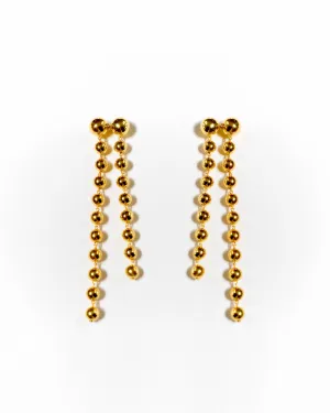 String Earrings - Gold