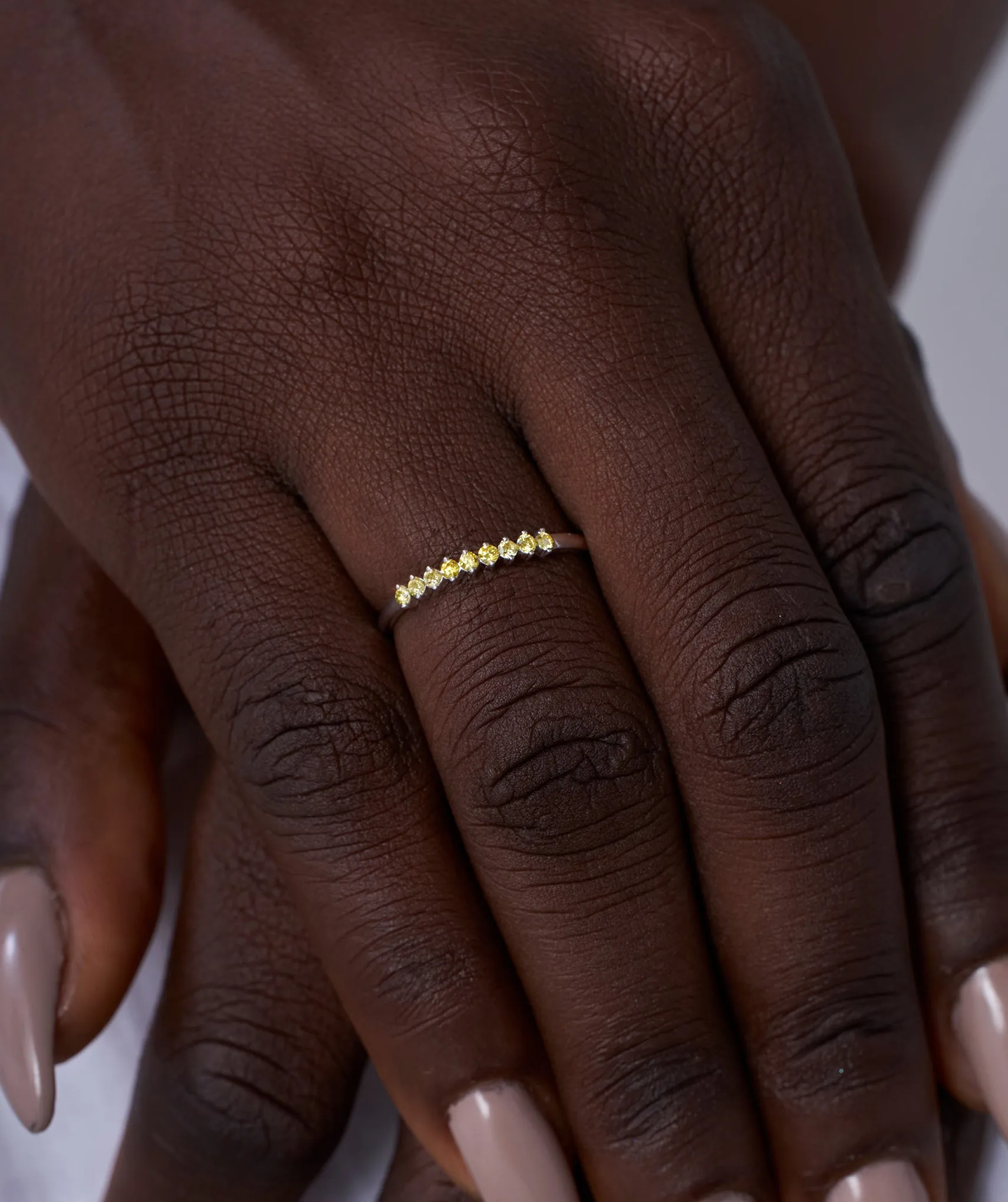 Sunset Glow Diamond Band