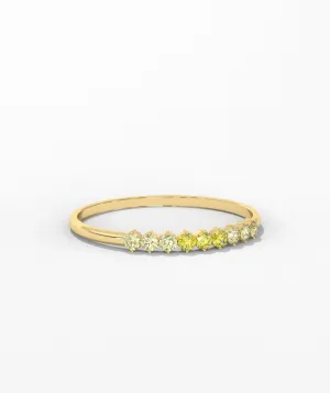 Sunset Glow Diamond Band