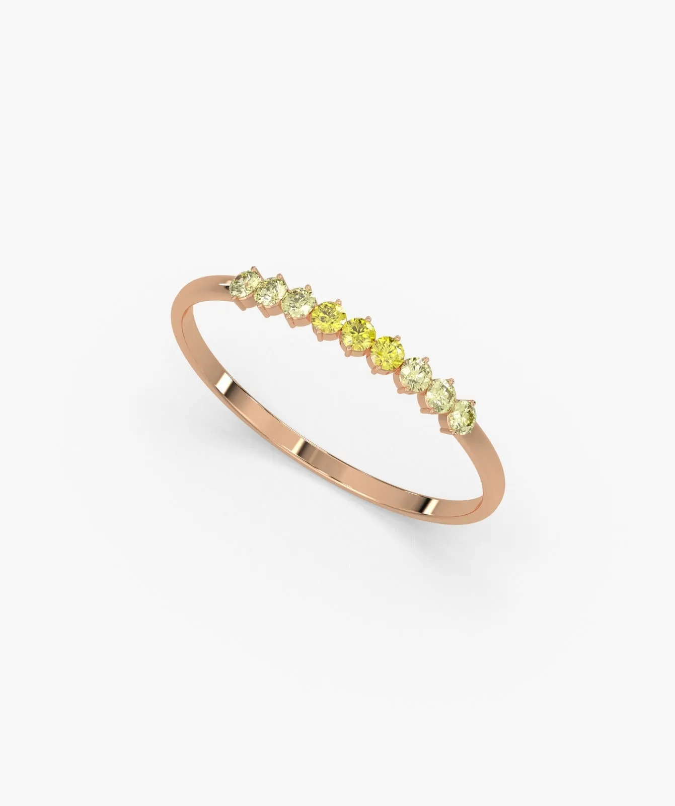 Sunset Glow Diamond Band