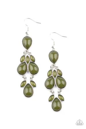 Superstar Social Green Paparazzi Earrings