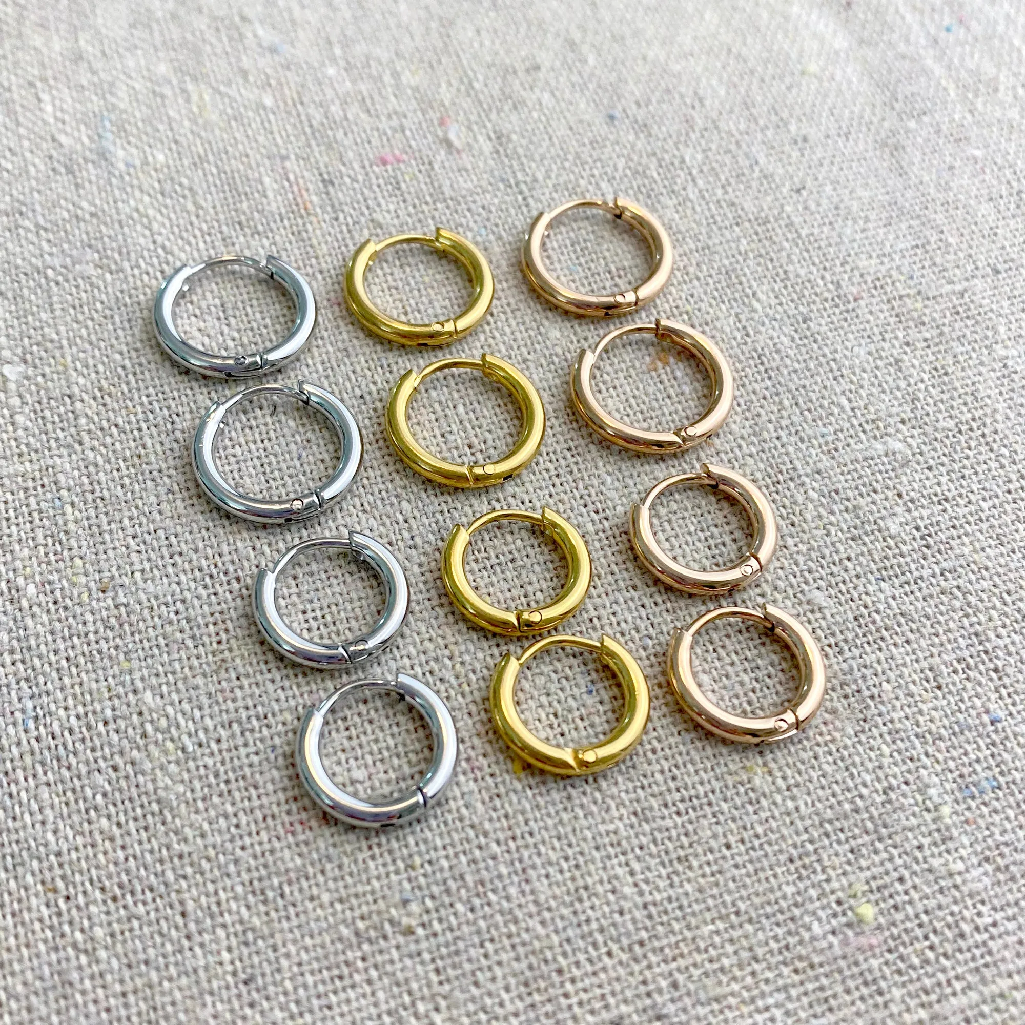 Surgical Steel Sleeper Hoop Set