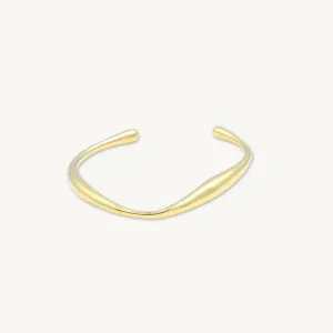 Swirl Open Cuff Bangle