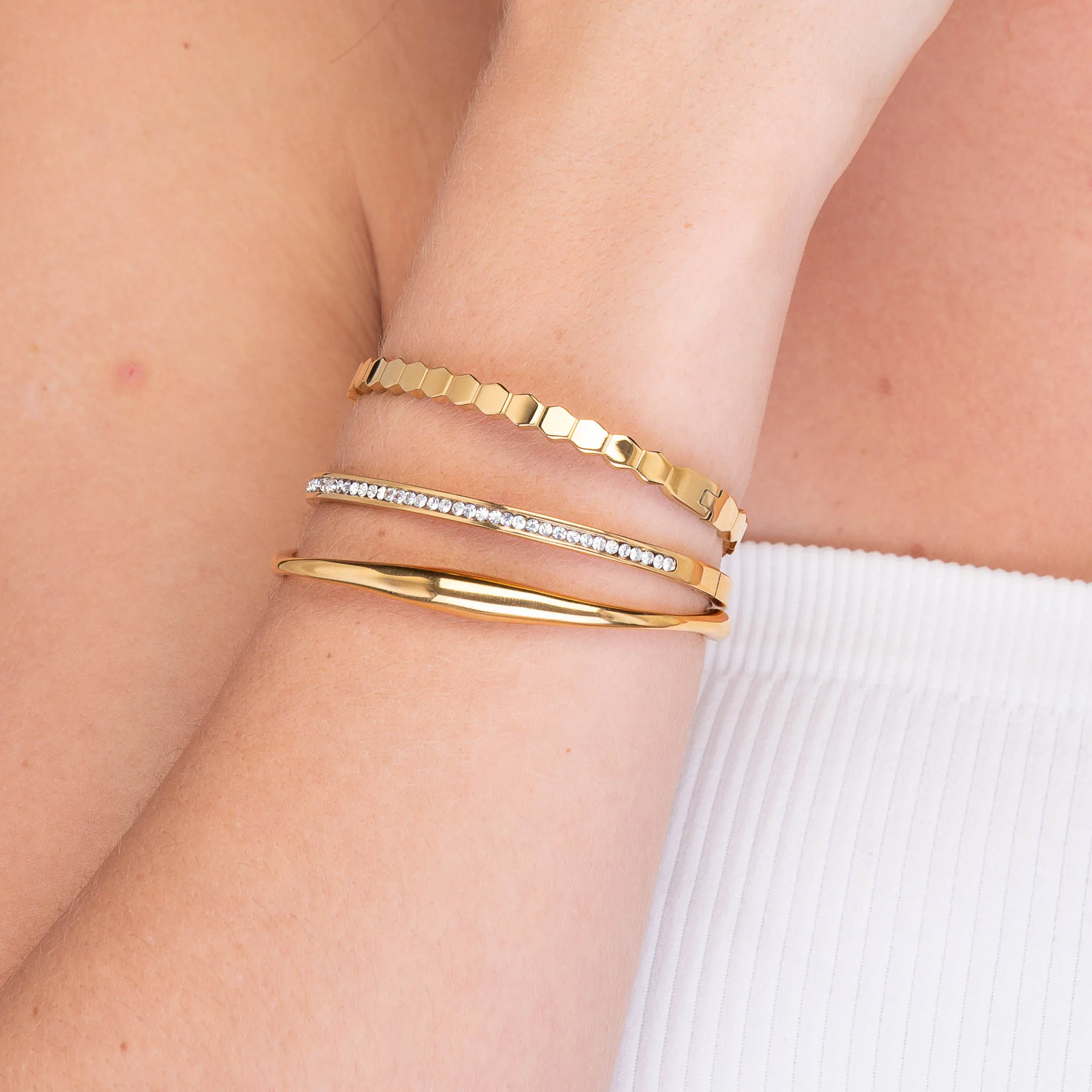 Swirl Open Cuff Bangle