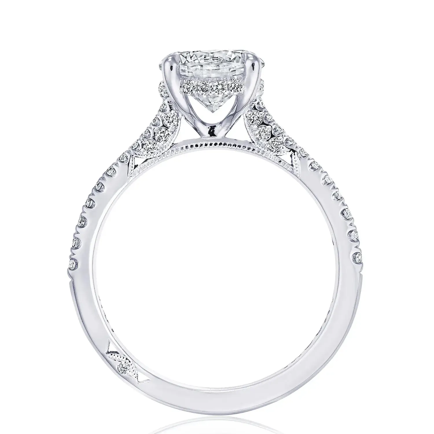 Tacori Pave Diamond Engagement Ring