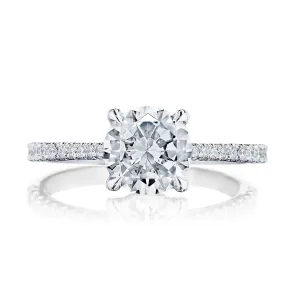Tacori Pave Diamond Engagement Ring