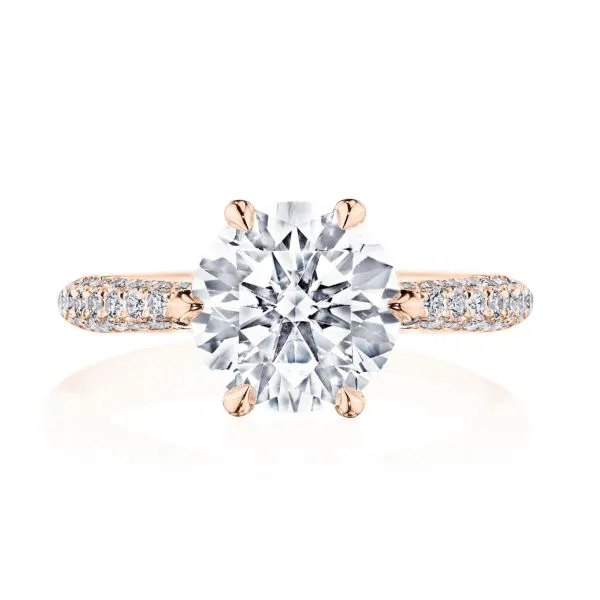 Tacori Pave Set Diamond Engagement Ring