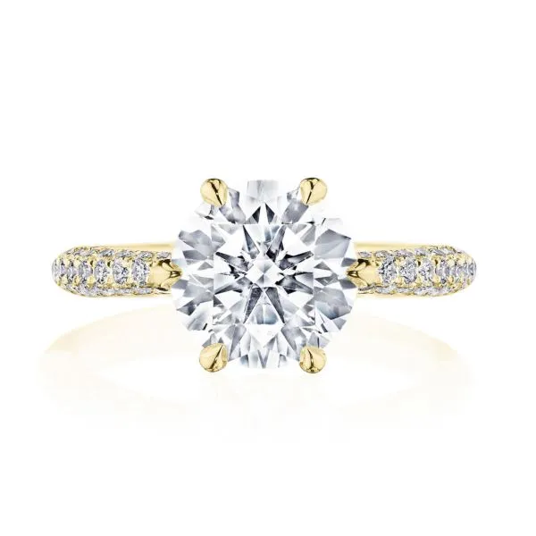 Tacori Pave Set Diamond Engagement Ring