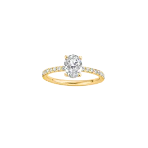 The Maya 3/4 Pave Band