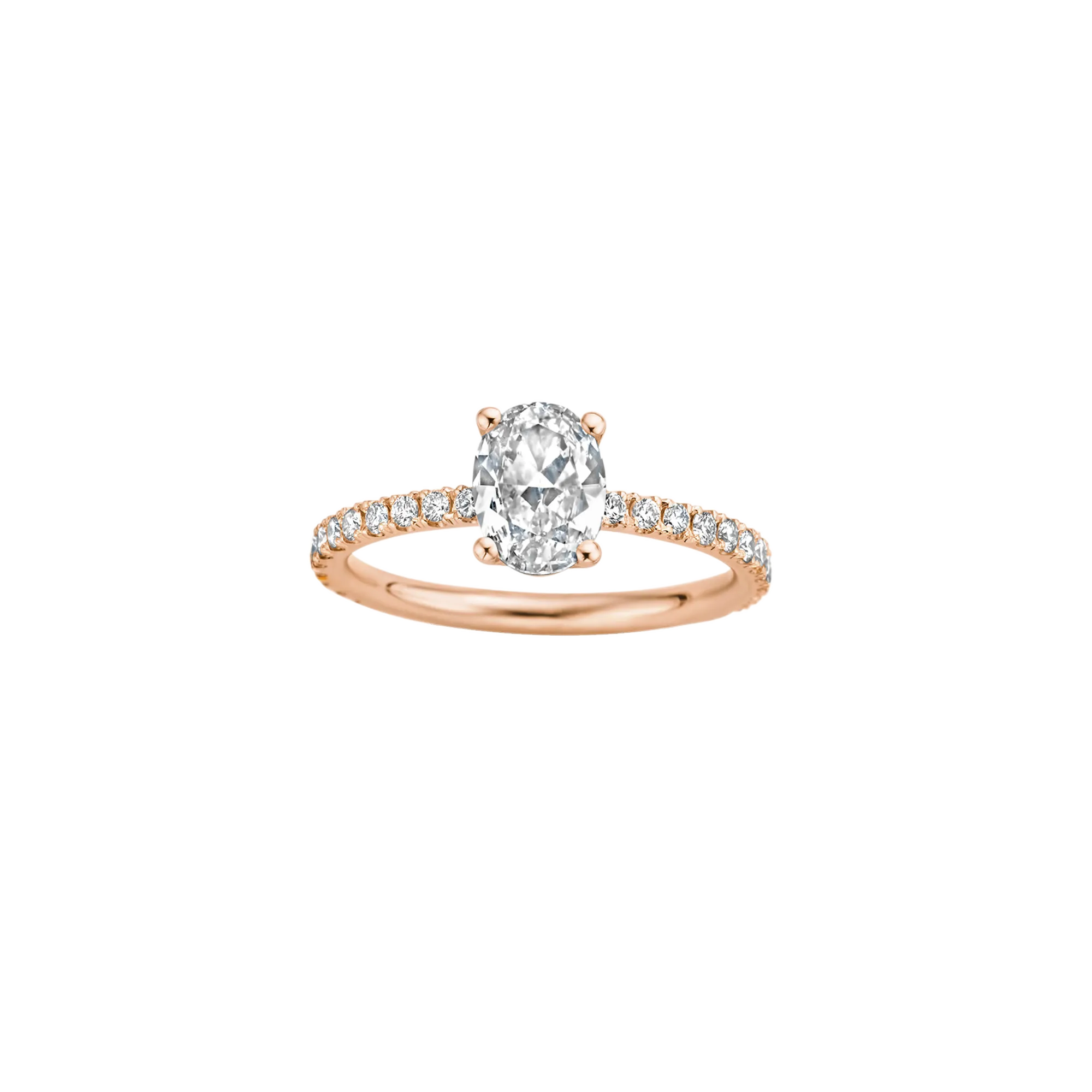 The Maya 3/4 Pave Band