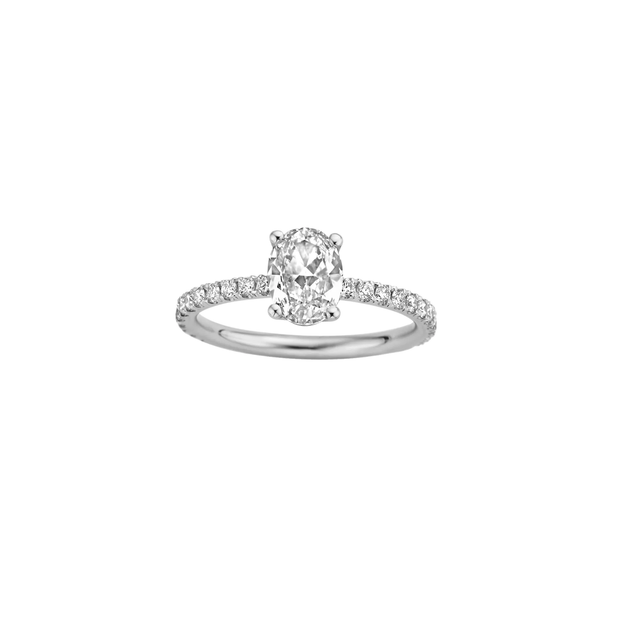 The Maya 3/4 Pave Band