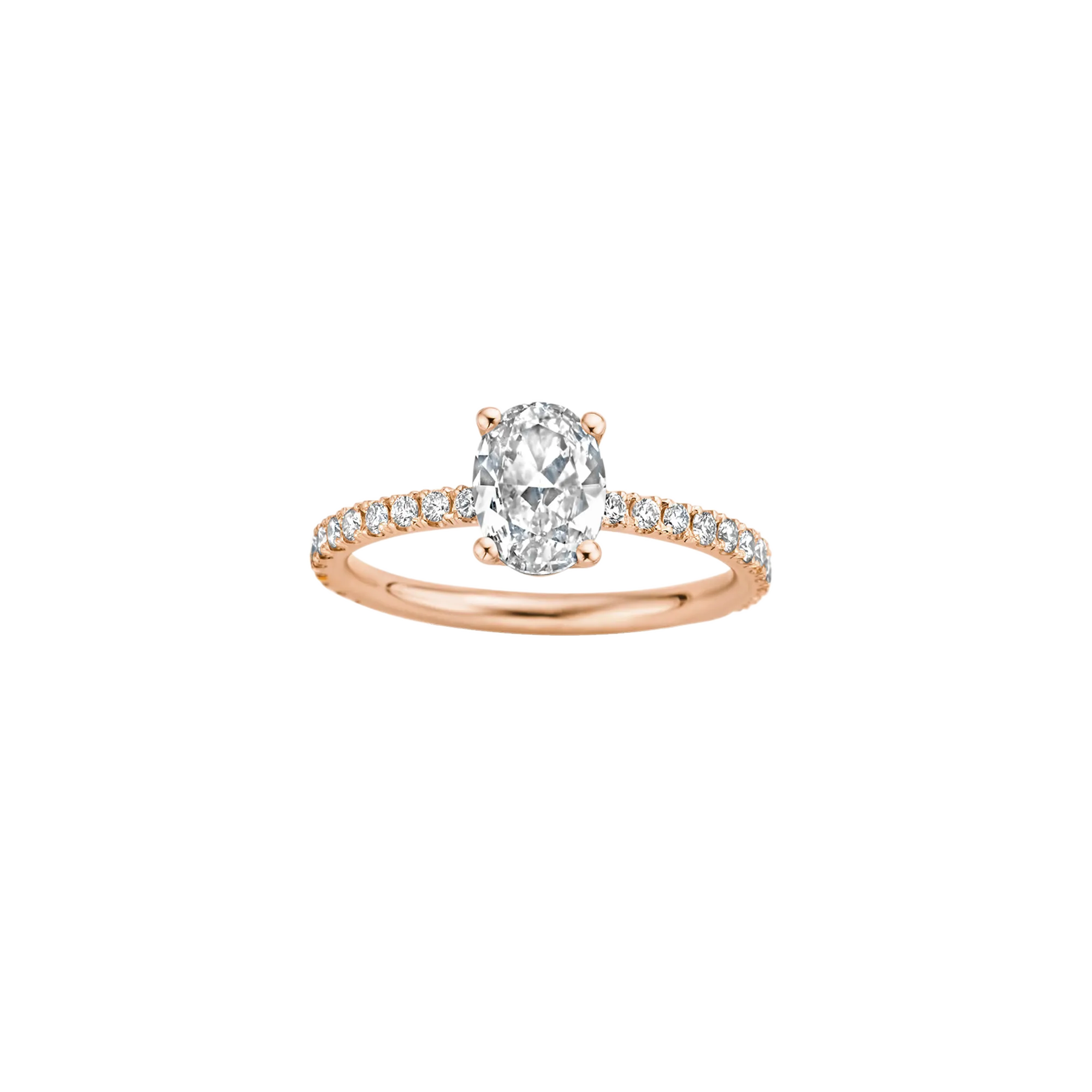 The Maya 3/4 Pave Band