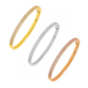 The Triple Pave Bangle Combo Set