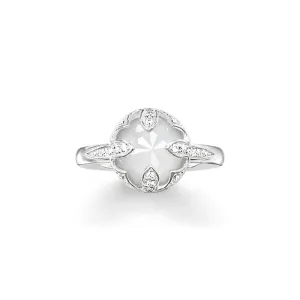 Thomas Sabo Solitaire ring white lotus Women Ring