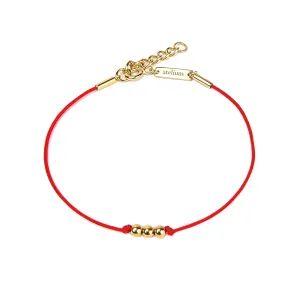 Three Bead String Bracelet